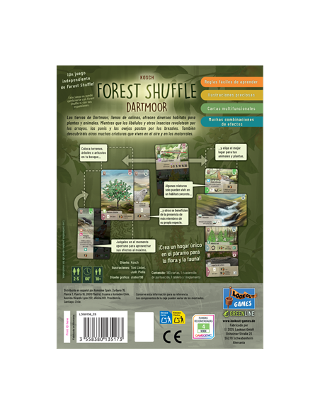Juego de mesa forest shuffle dartmoor Juego de mesa forest shuffle dartmoor