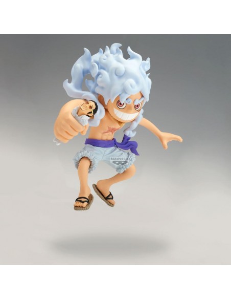 Figura banpresto one piece mega world collectable monkey d.luffy vs borsalino 13cm