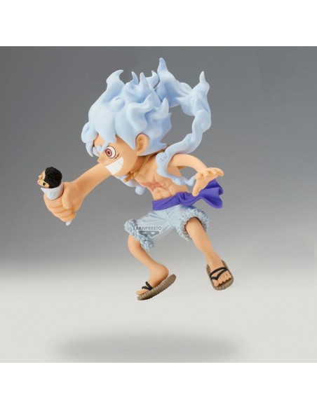 Figura banpresto one piece mega world collectable monkey d.luffy vs borsalino 13cm