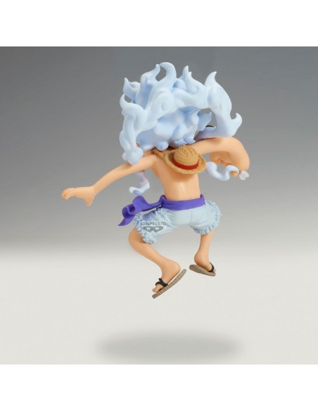 Figura banpresto one piece mega world collectable monkey d.luffy vs borsalino 13cm