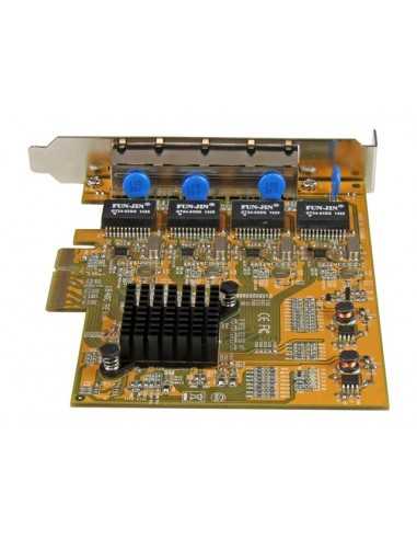 Tarjeta de red startech 4x rj45 pci express