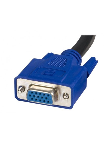 Cable kvm 2 en 1 startech 1.8m