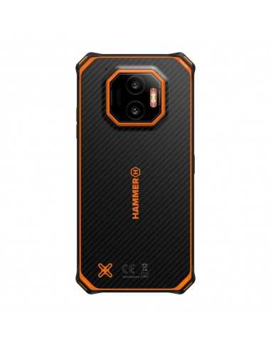 Telefono movil smartphone rugerizado hammer energy x2 5g - 6gb - 128gb - 6 pulgadas - negro - naranja