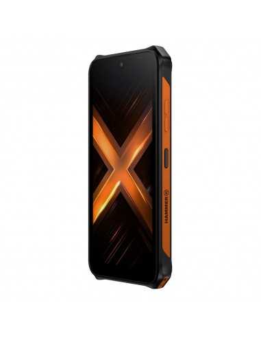 Telefono movil smartphone rugerizado hammer energy x2 5g - 6gb - 128gb - 6 pulgadas - negro - naranja