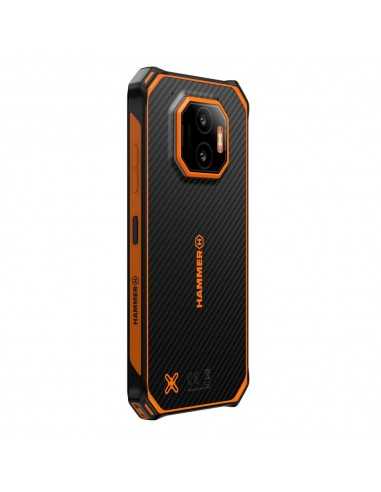 Telefono movil smartphone rugerizado hammer energy x2 5g - 6gb - 128gb - 6 pulgadas - negro - naranja