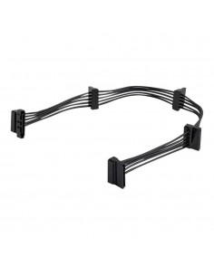 Cable divisor sata startech 0.40m - hembra - hembra - negro