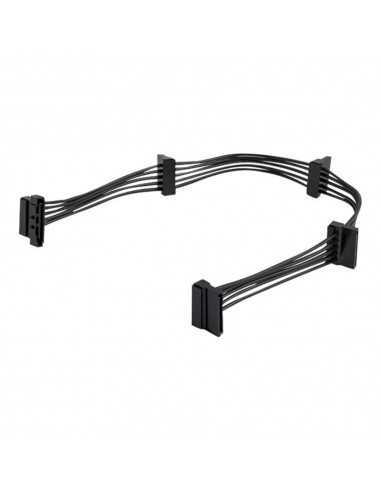 Cable divisor sata startech 0.40m - hembra - hembra - negro