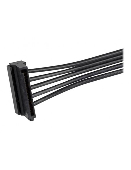 Cable divisor sata startech 0.40m - hembra - hembra - negro Cable divisor sata startech 0.40m - hembra - hembra - negro