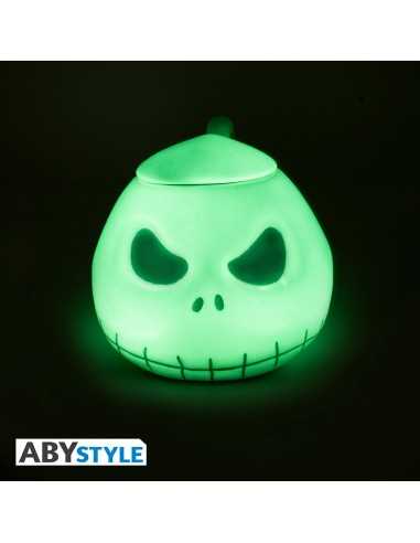Taza abystyle pesadilla antes de navidad jack brilla en la oscuridad