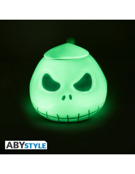 Taza abystyle pesadilla antes de navidad jack brilla en la oscuridad