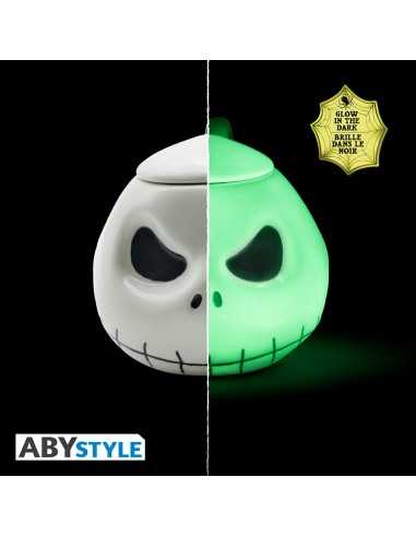 Taza abystyle pesadilla antes de navidad jack brilla en la oscuridad
