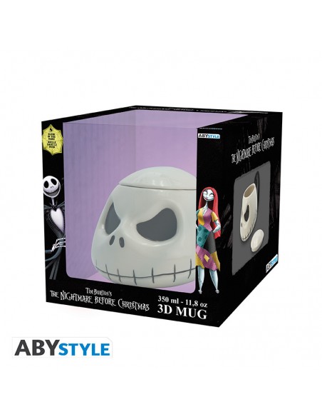 Taza abystyle pesadilla antes de navidad jack brilla en la oscuridad