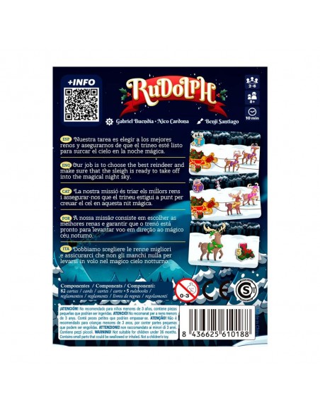Juego de mesa rudolph pocket