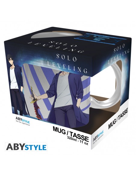 Taza abystyle solo leveling jinwoo e igris 320 ml Taza abystyle solo leveling jinwoo e igris 320 ml