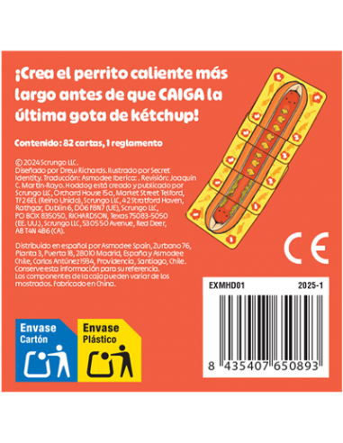 Juego de mesa hoddog