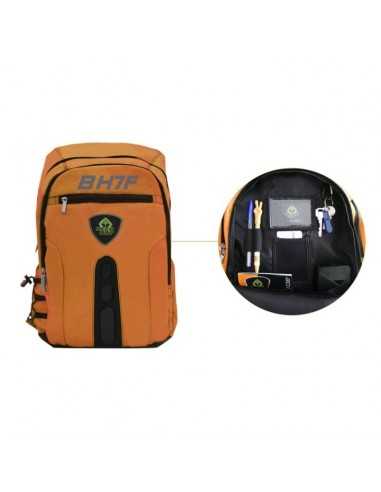 Mochila gaming keep out bk7 para portatil 15.6 pulgadas naranja