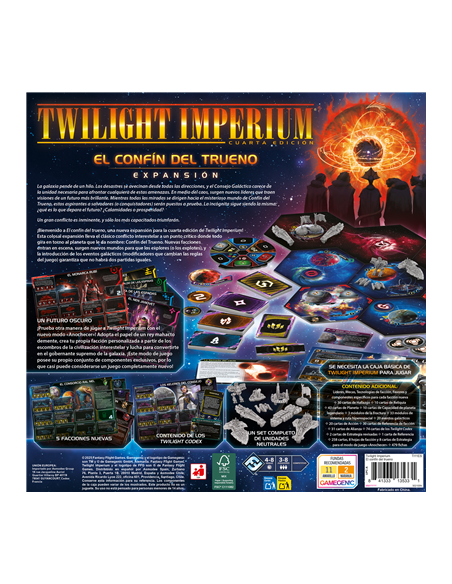 Juego de mesa el confín del trueno