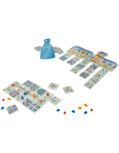 Juego de mesa railroad tiles