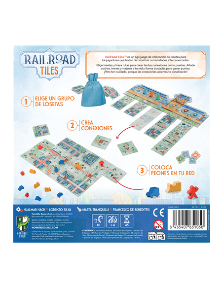 Juego de mesa railroad tiles Juego de mesa railroad tiles