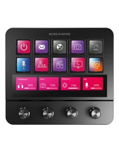 Control deck pro mars gaming msdpro negro