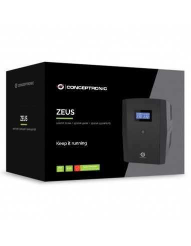 Sai conceptronic zeus08e 1500va 900w schuko iec mart lan sw