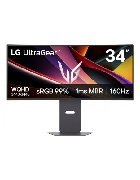 Monitor curvo gaming lg 34g600a - b 34 pulgadas wqhd 160hz