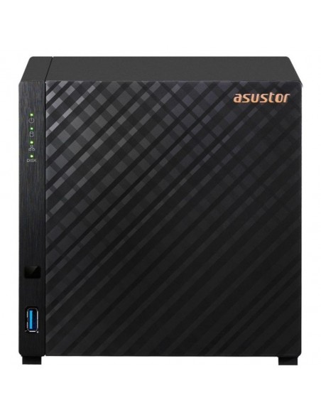 Servidor nas asustor drivestor 2 gen2 as1204t 4 bahias 1gb gigabit ethernet