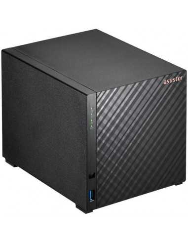 Servidor nas asustor drivestor 2 gen2 as1204t 4 bahias 1gb gigabit ethernet