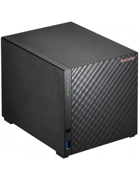Servidor nas asustor drivestor 2 gen2 as1204t 4 bahias 1gb gigabit ethernet
