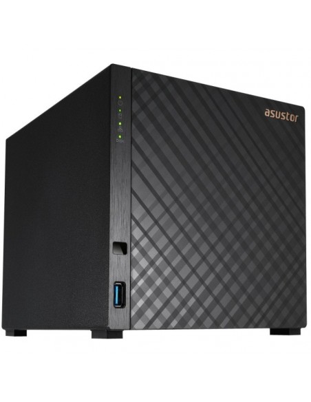 Servidor nas asustor drivestor 2 gen2 as1204t 4 bahias 1gb gigabit ethernet