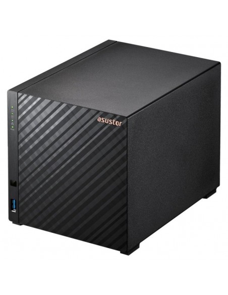 Servidor nas asustor drivestor 2 gen2 as1204t 4 bahias 1gb gigabit ethernet
