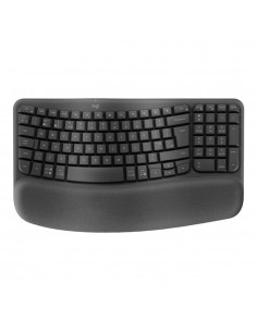 Teclado logitech ergo series wave keys for business negro