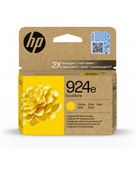 Cartucho tinta hp 924e amarillo officejet pro 8120 8130