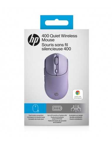 Raton inalambrico hp 400 dual morado