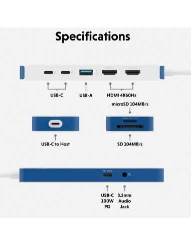 Docking station targus usb tipo c 9 en 1