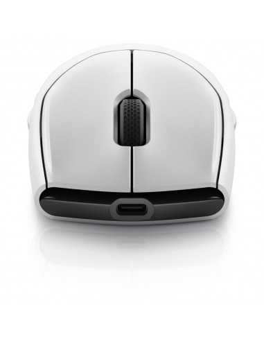 Raton inalambrico gaming dell alienware tri - mode aw720m luz lunar