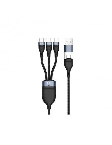 Cable 3x usb tipo c a usb tipo c - usb tipo a conceptronic 1.5m - macho - macho