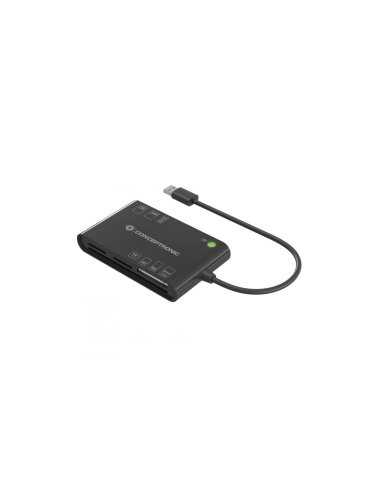 Card reader externo concentronic bian010b usb - c y usb - a sd - sdhc - sdxc - micro sd - mmc -ms - cf - xd