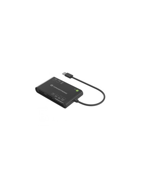 Card reader externo concentronic bian010b usb - c y usb - a sd - sdhc - sdxc - micro sd - mmc -ms - cf - xd