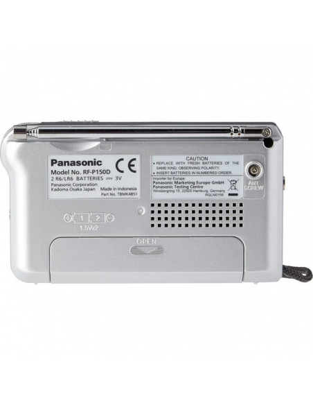 Radio panasonic rf - p150deg - s sintonizador afc color plata Radio panasonic rf - p150deg - s sintonizador afc color plata