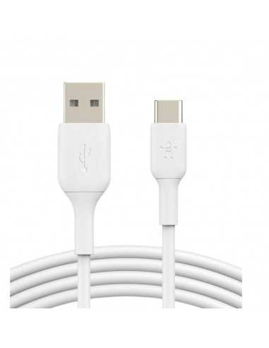 Cable usb tipo c a usb tipo a belkin 2m - macho - macho - blanco
