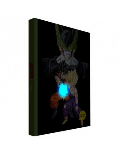 Libreta sd toys dragon ball z batalla final cell con luz