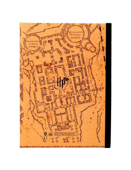 Libreta sd toys harry potter mapa merodeador con luz Libreta sd toys harry potter mapa merodeador con luz
