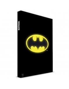 Libreta sd toys batman simbolo con luz