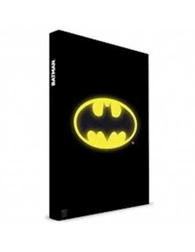Libreta sd toys batman simbolo con luz