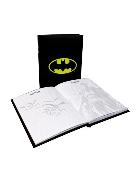 Libreta sd toys batman simbolo con luz