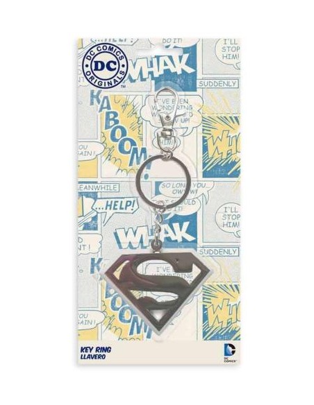 Llavero mosqueton sd toys dc comics superman logo Llavero mosqueton sd toys dc comics superman logo
