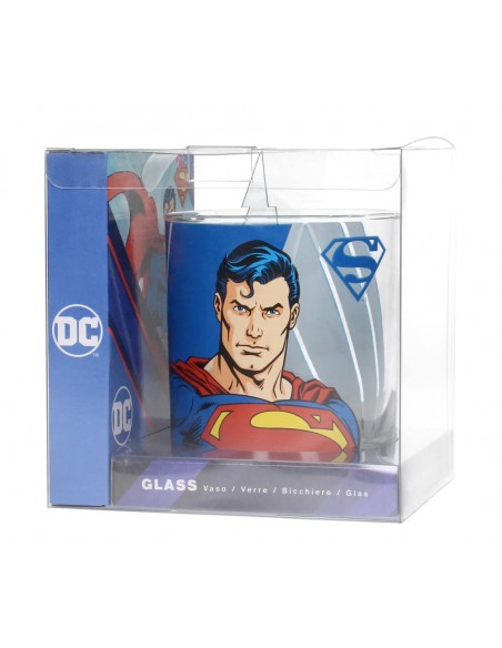 Vaso de cristal sd toys universo dc superman Vaso de cristal sd toys universo dc superman