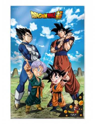 Poster 3d 58x38cm battle of gods goku vegeta family dragon ball super