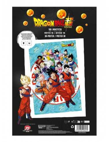 Poster 3d 58x38cm universe survival dragon ball super